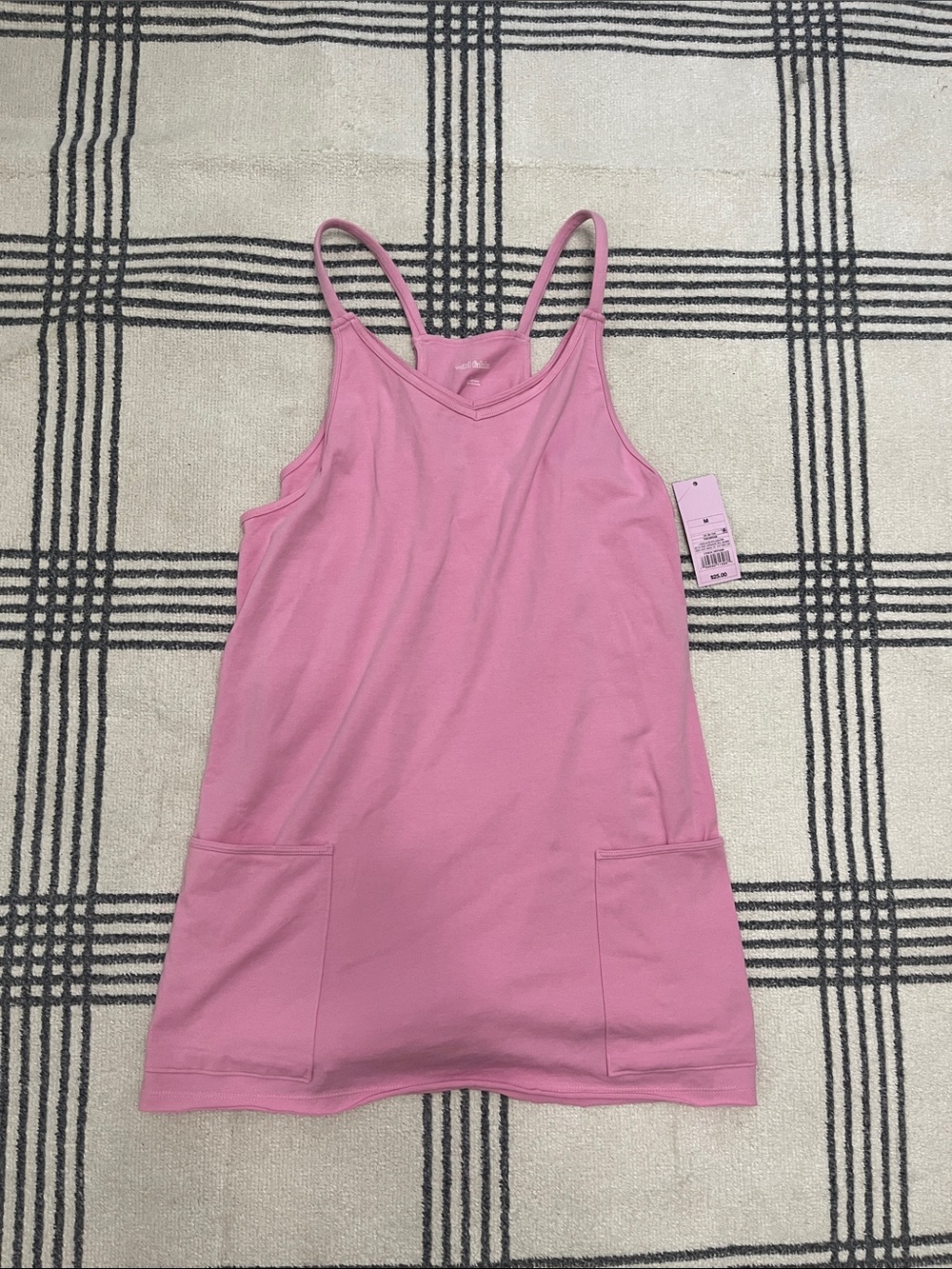 Women's Pink Tank Athletic Dress